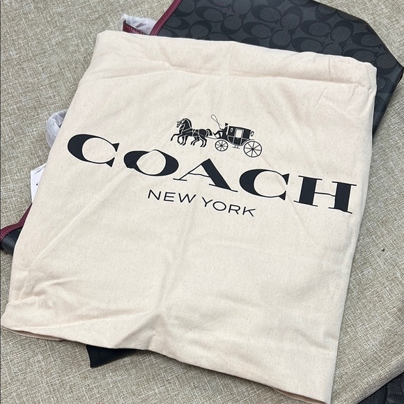 Coach Black and Purple Tote Bag - Picture 5 of 5